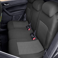 Пълен Комплект Тапицерия Kegel за предни+задни седалки на Skoda Yeti 2013-2017 Черна Текстил