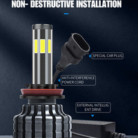 Комплект 360° градуса COB LED ЛЕД диодни крушки H7 Х7 12V 80W 16000 lm за фарове Canbus без грешки