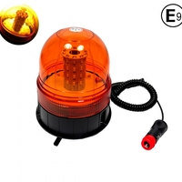 LED Лед 12V 24V Сигнална Аварийна Лампа Маяк Буркан С Магнит И Вакуум