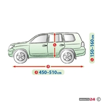 Покривало Kegel серия Mobile размер XL сиво за SUV