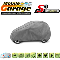 Висококачествено Покривало Kegel серия Mobile Garage размер S1 за хечбек 250-270см x 134-143см, сиво