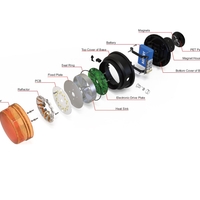 Wireless LED Лед Аварийна Лампа, Безжична, Акумулаторна, Сигнална, Диодна , Буркан, 12V, 24 Диода, Презареждаща се Батерия, Магнит, Е-Mark