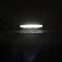 35.5 см Висококачествен 4 в 1 Led Bar Лед Бар Диоден Прожектор DRL с бяла габаритна светлина и оранжева аварийна блиц 50W 2100LM