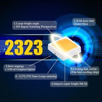 Комплект от 2 броя LED крушки PW24W / PWY24W – 2323 SMD бяла светлина 6000K 360° 12–30V, Canbus без грешки