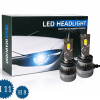 Комплект LED крушки H11/H8 – Smart CSP технология, CANBUS, 70W, 12–24V