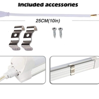 LED Лампа бяла светлина 72 LED, 12V, 6500K, 33 см – Алуминиев корпус, с кабел и букса за свързване