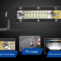 27.5 см Диоден LED Лед Бар 72W Ултра Тънък 12-24V Комбинирана Combo - Flood и Spot Светлина
