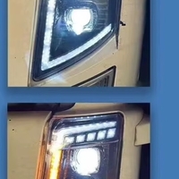 Ляв LED Лед диоден преден фар с DRL дневна светлина къси-дълги мигач за камион Volvo FH13 FH16 FM460 FH500 24V
