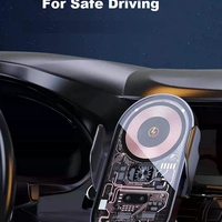 Smart Поставка стойка държач за телефон с безжично зарядно Wireless Charger за автомобил