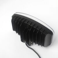 80W LED Лед Фар Халоген С Три Функции Неон ефект Бяло-Жълто/Оранжево Neon 24,5см x 13,9см 4100lm 12V - 24V E-Mark Подходящ За DAF MAN Scania Volvo Iveco и др.