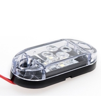 LED Габарит, Бял, Червен, Жълт, Маркер, 4 SMD Диода, 12V - 24V
