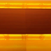 Мощна аварийна сигнална лампа 98 см LED ЛЕД блиц маяк буркан лед бар 12-24V със 16 режима на работа жълта за пътна помощ платформа снегорин багер бус ван и др.