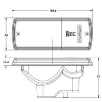Лява Предна Светлина, Габарит с Мигач, За MF Massey Ferguson 240-285, 24V, с Крушка и Кабел