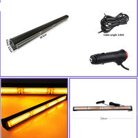 59 Cm Сигнална Аварийна Блиц Маяк Led Бар Лампа Пътна Помощ Платформа 12V 24V