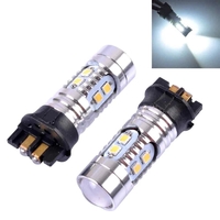 Комплект от 2 броя LED крушки PW24W / PWY24W – 2323 SMD бяла светлина 6000K 360° 12–30V, Canbus без грешки