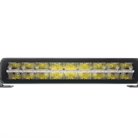 42.8 cm / 17 Инча 12V - 24V Led Bar Лед Бар Пиано дизайн Диоден Прожектор Супер Мощен Бяла и Оранжева Светлина Габарит Мъгла DRL Високо Качество Ново Поколение 9000LM 70W