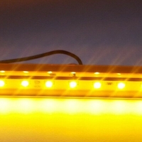 ЛЕД LED Оранжев Диоден Маркер Габарит Токос със 15 светодиода за камион ремарке бус ван каравана платформа 12V-24V MAR813