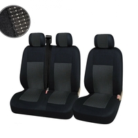 2+1 Лукс Калъфи В Черно За Седалки за Mercedes Sprinter Vito Vw Crafter T5 Ford Transit Peugeot Iveco Премиум Плат