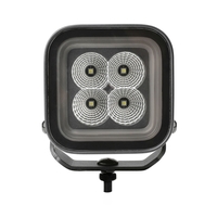 30W LED Халоген Бял, Разпръсната светлина с жълта и червена DRL светлина 12V-24V