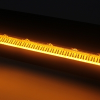 106 cm / 42 Инча 12V - 24V Led Bar Лед Бар Пиано дизайн Диоден Прожектор Супер Мощен Бяла и Оранжева Светлина Габарит Мъгла Високо Качество Ново Поколение 17000LM