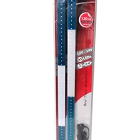 Светещ лед бар 120 cm (2 х 60 cm) 93 LED 12V - 24V синьо-бяло GR Greece флаг знаме Гърция