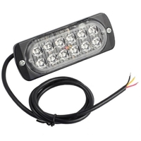 12 LED ЛЕД Аварийна Лампа За Пътна Помощ, Жълта Блиц Светлина, Мигаща!