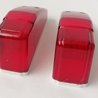 ЛЕД LED Светодиоден червен габарит за кабина на камион 12V - 24V за таван 14 х 4 х 6 cm