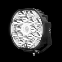 LED Халоген 22см Фар Бяла Светлина + Бяла и Жълта Габаритна 80W 9100lm 12V 24V Е-марк Е9 Бус Ван 4х4 Джип ATV Камион Трактор