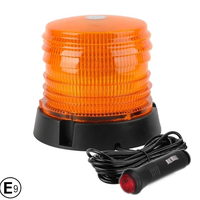 60 LED Лед Сигнална Лампа Аварийна Маяк Буркан 12V 24V С Mагнитно и Болтово Захващане