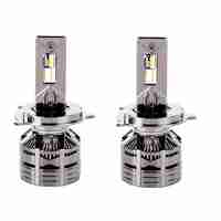 Комплект от 2 броя LED ЛЕД диодни крушки H4 Х4 12V 150W 15000lm за фарове Canbus без грешки 6000К къси/дълги