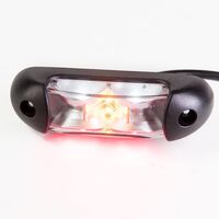 LED габарит, токос, 12V-24V, бяла, червена и оранжева светлина - за ремаркета, платформи, камиони и др.