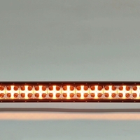 80 См Led Bar Лед Диоден Бар Прожектор Бяла и Оранжева, Жълта Светлина, Блиц, Флаш, CROSS DRL 180W 12V 24V