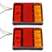 Комплект LED Диодни стопове, стоп светлини, задни светлини 12V-24V за бус камион ТИР ремарке каравана платформа