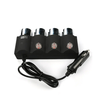 Разклонител за запалка с 3 гнезда и 2 USB - 1508
