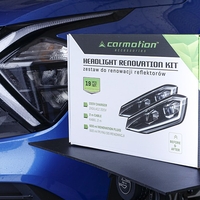 Комплект за възстановяване на фарове от течен полимер 600 ml, 19 части - Carmotion