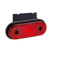 LED ЛЕД Светодиоден Водоустойчив Червен Габарит Маркер Токос 12 - 24V за камион бус ван пикап ремарке каравана платформа и др. 120 x 46 mm