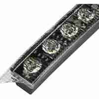 Комплект Извити За Броня Предни Мощни 9 Led Лед Диодни Дневни Светлини 12V 54W