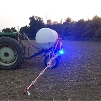Led Лед работно осветление за щангата на пръскачка струйна лампа фар прожектор халоген синя светлина 12V-24V