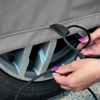 Висококачествено Покривало Kegel серия Mobile Garage размер S2 за хечбек 320-332см x 125-135см, сиво
