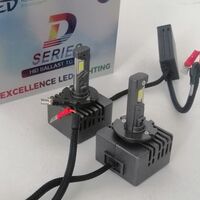 LED крушки ксенон директна замяна без баласт 12V, D1R, D1S, D2R, D2S, D3R, D3S, D4R, D4S, кутия 2бр.