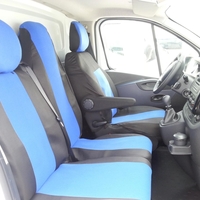2+1 Калъфи тапицерия за предни седалки за Опел Виваро Opel Vivaro Рено Трафик Renault Trafic 2014+ TAP287