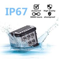 36W LED BAR ЛЕД БАР ДИОДЕН ФАР ПРОЖЕКТОР ХАЛОГЕН 12-24V DUAL