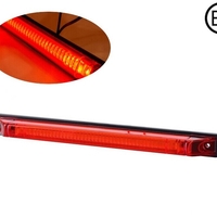 LED Лед Диоден Габарит Маркер Червен 25,5cm 12V - 24V E-Mark E9 от Полша