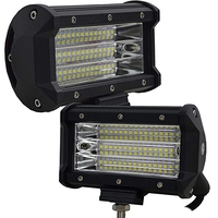 Универсален 90W Лед LED Халоген Фар Работна Лампа 12V - 24V с комбинирана бяла светлина за автомобил офроуд бус ван камион