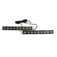 Комплект Извити За Броня Предни Мощни 9 Led Лед Диодни Дневни Светлини 12V 54W