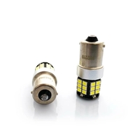 Комплект от 2 броя LED ЛЕД Крушки 36 SMD BA15S (P21W) 12V - 24V Бяла Светлина Бели 6000К Photon