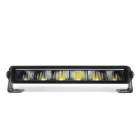 34.5 cm / 14 Инча 12V - 24V Висококачествен Led Bar Лед Бар Диоден Прожектор с бяла и оранжева габаритна светлина DRL мъгла 40W 5900LM