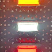 LED габарит, маркер, токос, Оранжев, Неон ефект, 12V-24V - за ремаркета, платформи, камиони и др.