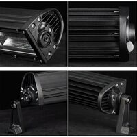 55 См 336W Мощен 7D 7Д Led Bar Лед Диоден Бар Прожектор 12V 24V 4 Редов