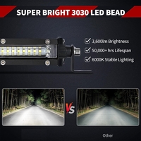 33.2 См 108W Едноредов Мощен Диоден LED Лед Бар 36 Led Ултра Тънък Халоген Лампа Прожектор 12V 24V АТВ, Джип 4х4 Offroad Камион и др.